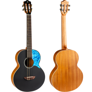 FLIGHT IRIS TENOR UKULELE (BLACK)