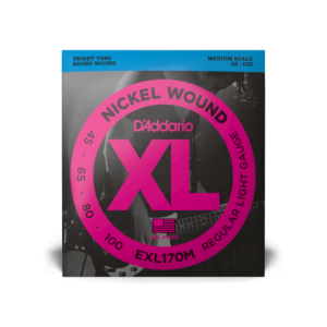 D'Addario XL Nickel Bass Strings 45-100 Regular Light Medium Scale