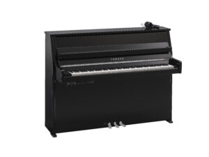 Yamaha B10SC3-PEC Silent Upright Piano 110cm Polished Ebony with Chrome Fittings