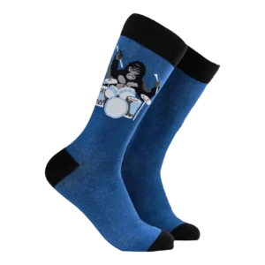 Socktopus Gorilla Drumming Socks Blue UK 4–8