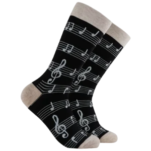 Socktopus Footnotes Music Socks Black UK 4–8